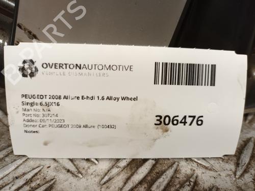 Rim PEUGEOT 2008 I (CU_) 1.6 HDi | BP29653559C45