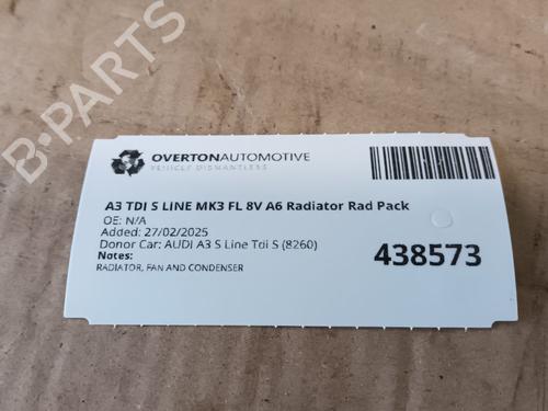 Autre AUDI A3 Limousine (8VS, 8VM) 1.4 TFSI | BP29671180O1 