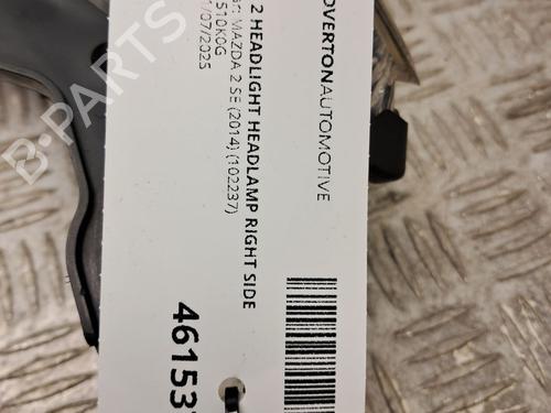 Right headlight MAZDA 2 (DE_, DH_) 1.3 (DE3FS) | BP29681848C29 - Image 6