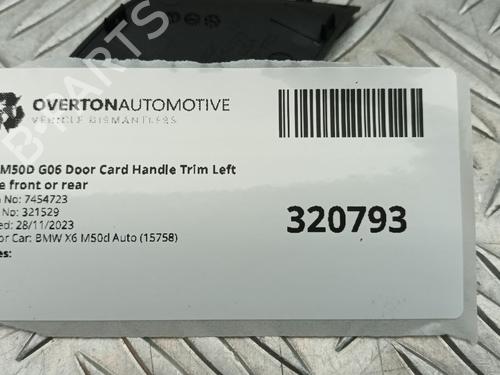 Front left panel BMW X6 (G06, F96) xDrive M 50 d | BP29654457C58 