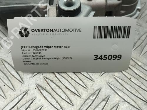 Ruitenwissermotor achter JEEP RENEGADE SUV (BU, B1, BV) 1.0 T-GDi | BP29656684M102 