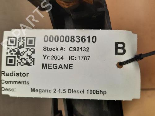 Water radiator RENAULT MEGANE II (BM0/1_, CM0/1_) 1.5 dCi (BM02, BM13, BM2A, CM02, CM13) | BP29647895M31