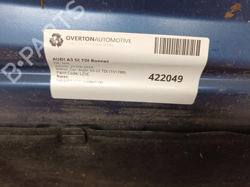 Hood AUDI A3 (8P1) 2.0 TDI 16V | BP29665885C1 