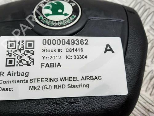 Steering wheel SKODA FABIA II (542) 1.6 TDI | BP29646873C49 