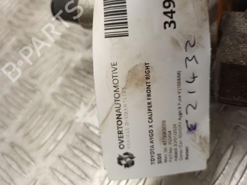 Højre bremsekaliber foran TOYOTA AYGO X (_B7_) 1.0 VVT-i (KGB70) | BP29657267M104