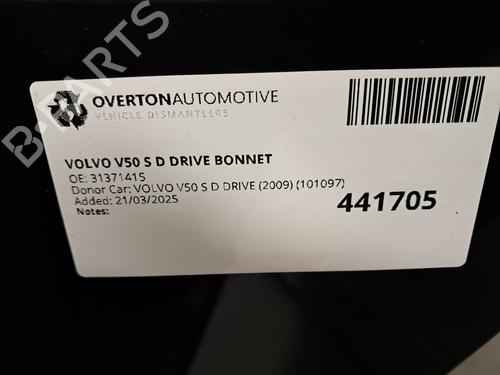 Hood VOLVO V50 (545) D4 | BP29672910C1