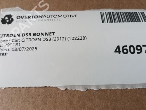 Hood CITROËN C3 Picasso (SH_) 1.4 VTi 95 (SH8FSC, SH8FP0, SH8FP6) | BP29681478C1 