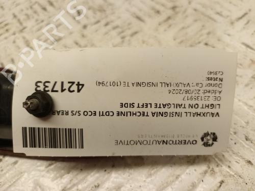 Left taillight VAUXHALL INSIGNIA Mk I (A) Hatchback (G09) 2.0 CDTI (68) | BP32355095C34