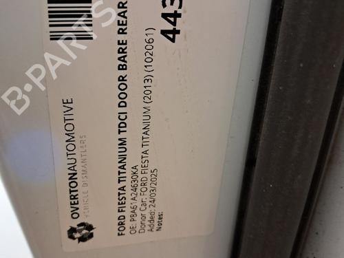 Right rear door FORD FIESTA VI (CB1, CCN) 1.5 TDCi | BP29673577C5
