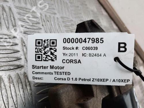 Anlasser VAUXHALL CORSA Mk III (D) (S07) 1.0 i 12V (L08) | BP29646819M8 