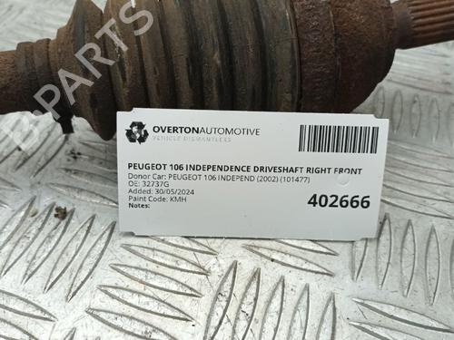 Right front driveshaft PEUGEOT 106 II (1A_, 1C_) 1.1 i | BP29661525M39