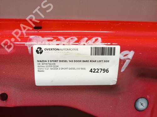 Left rear door MAZDA 3 (BK) 2.0 MZR-CD (BK14) | BP29665925C4 
