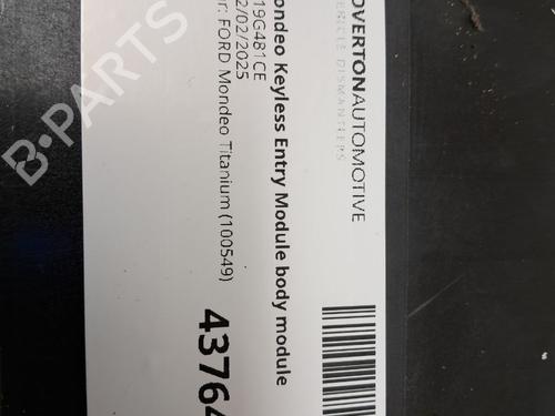 Elektronisk modul FORD MONDEO IV (BA7) 2.0 TDCi | BP29670918M83 