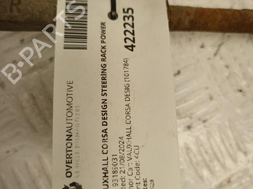 Steering rack VAUXHALL CORSA Mk III (D) (S07) 1.4 (L08) | BP29665897M22