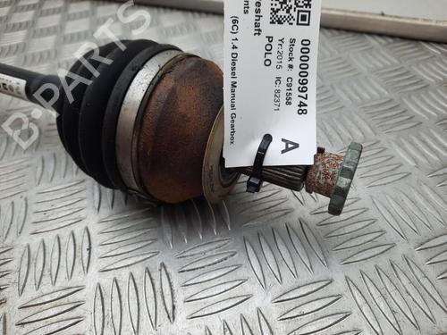 Right front driveshaft VW POLO V (6R1, 6C1) 1.4 TDI | BP29648138M39