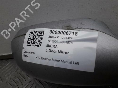 Left mirror NISSAN MICRA III (K12) 1.2 16V | BP29645596C26