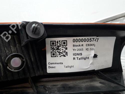 Right taillight SUZUKI IGNIS II (MH) 1.5 4x4 (RM415) | BP29645568C35 