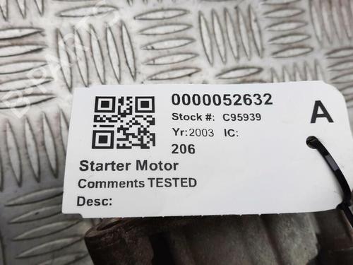 Anlasser PEUGEOT 206 Hatchback (2A/C) 1.1 i | BP29647065M8 