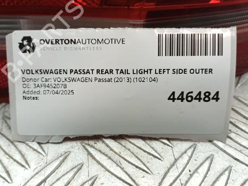 Left taillight VW PASSAT B7 Variant (365) 2.0 TDI | BP29674781C34