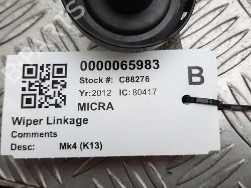 Front wipers mechanism NISSAN MICRA IV (K13K, K13KK) 1.2 | BP29647380C83 
