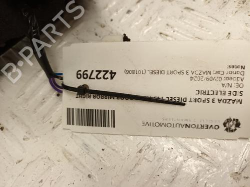 Right mirror MAZDA 3 (BK) 2.0 MZR-CD (BK14) | BP29665926C27