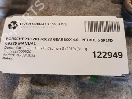 Gearbox PORSCHE 718 CAYMAN (982) 4.0 GT4 (982810, 982811) | BP29648628M3