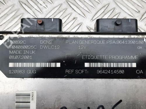 Motorstyringsenhet CITROËN BERLINGO / BERLINGO FIRST Box Body/MPV (M_) 1.9 D 70 (MBWJZ, MCWJZ) | BP29647625M57 