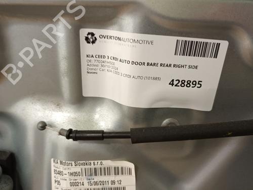 Right rear door KIA CEE'D SW (ED) 1.6 CRDi 115 | BP29667552C5