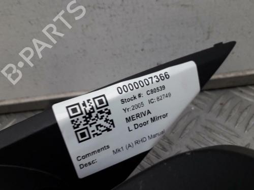 Left mirror VAUXHALL MERIVA A (X03) 1.4 16V Twinport | BP29645660C26