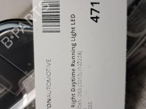 Right daytime light CITROËN DS3 (SA_) 1.6 VTi 120 | BP30140253C103