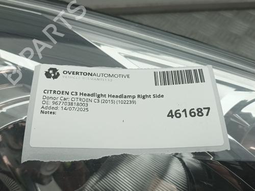 Højre forlygte CITROËN C3 II (SC_) 1.6 BlueHDi 75 | BP29681967C29