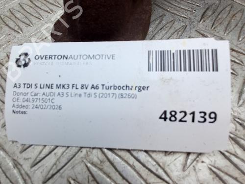 Turbocharger/Supercharger AUDI A3 (8V1, 8VK) 2.0 TDI | BP32458590M71 