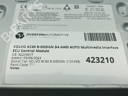 Electronic module VOLVO XC60 II (246) D4 AWD | BP29666025M83 