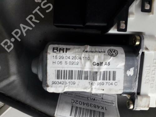 Rear right window mechanism VW GOLF V (1K1) 2.0 TDI 16V | BP29645761C25
