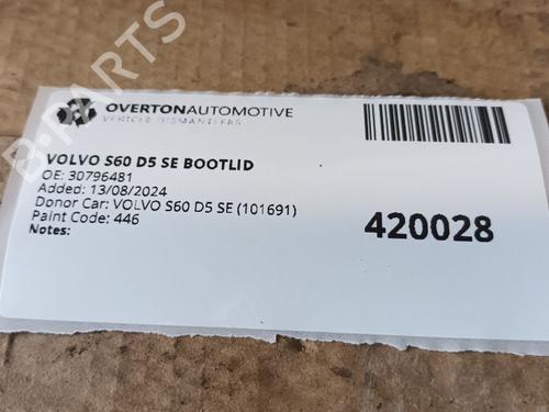 Bagklap CC/Kombi-Coupé VOLVO S60 I (384) D5 | BP29665432C6