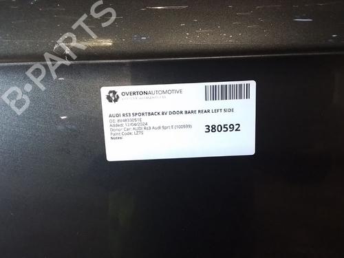 Left rear door AUDI A3 Sportback (8VA, 8VF) RS3 quattro | BP29659424C4