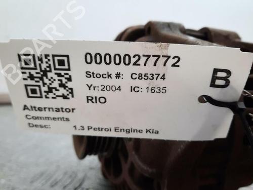 Alternator KIA RIO I Hatchback (DC) 1.3 | BP29646363M7 
