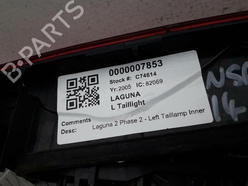 Left taillight RENAULT LAGUNA II (BG0/1_) 1.9 dCi (BG08, BG0G) | BP29645734C34 