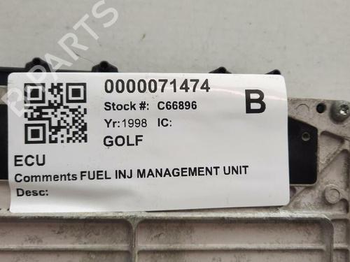 Engine control unit (ECU) VW GOLF IV (1J1) 1.6 | BP29647708M57 
