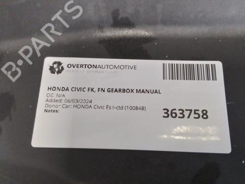 Gearbox HONDA CIVIC VIII Hatchback (FN, FK) 2.2 CTDi (FK3) | BP29658261M3