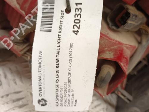 Right taillight KIA SPORTAGE II (JE_, KM_) 2.0 CRDi 4WD | BP29665525C35 