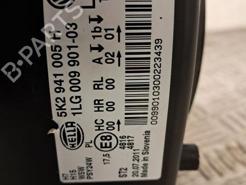 Left headlight VW GOLF VI (5K1) 1.6 MultiFuel | BP31912377C28