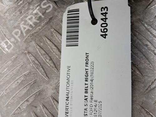 Sikkerhedssele foran højre FORD FIESTA VI (CB1, CCN) 1.6 Ti | BP29681174I25 