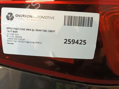 Left taillight KIA SPORTAGE IV (QL, QLE) 1.6 GDI | BP29652242C34 