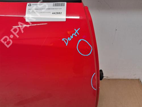 Drzwi tylne prawe VAUXHALL CORSA Mk III (D) (S07) 1.0 (L08) | BP29673445C5