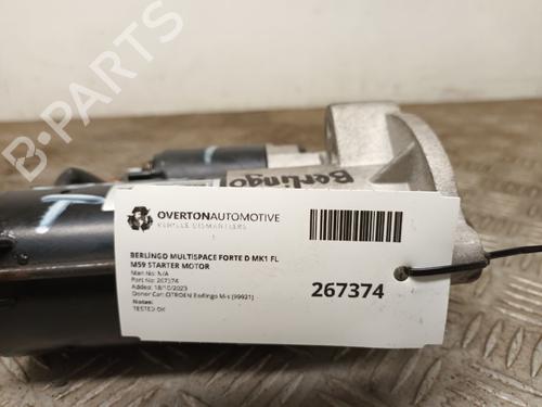 Starter CITROËN BERLINGO / BERLINGO FIRST MPV (MF_, GJK_, GFK_) 1.9 D (MFWJZ) | BP29652805M8 