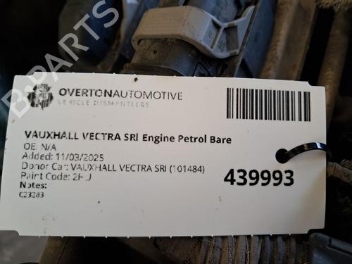 Engine VAUXHALL VECTRA Mk II (C) GTS (Z02) 1.8 | BP29672106M1 
