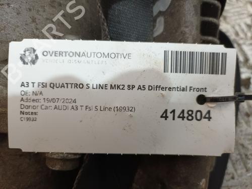 Front differential AUDI A3 Sportback (8PA) 2.0 TFSI quattro | BP29663797M23 