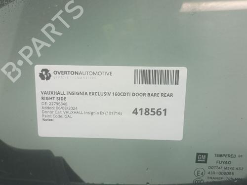 Drzwi tylne prawe VAUXHALL INSIGNIA Mk I (A) Hatchback (G09) 2.0 CDTI (68) | BP29664909C5 