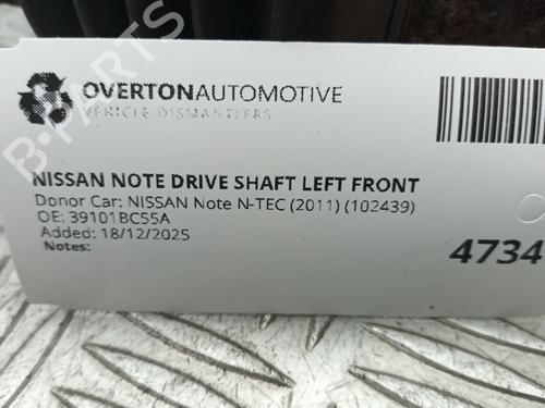 Left front driveshaft NISSAN NOTE (E11, NE11) 1.4 | BP31055897M38